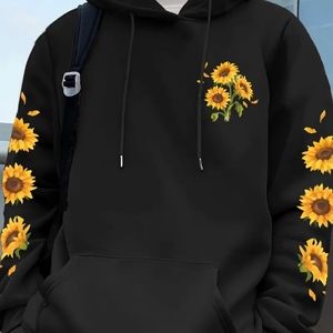 SunFlower print Men's pullover